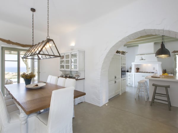 The main house's dining area.